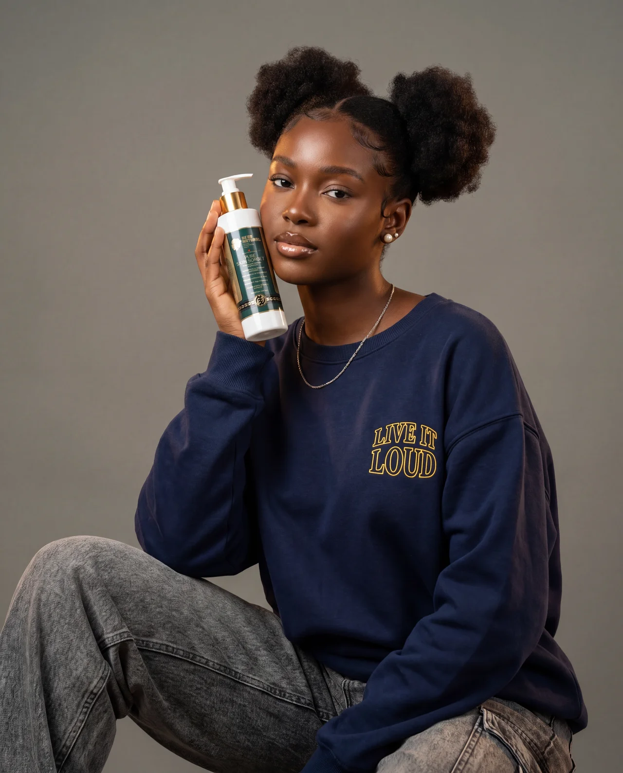 Pure Skin Sorbet — portrait gris